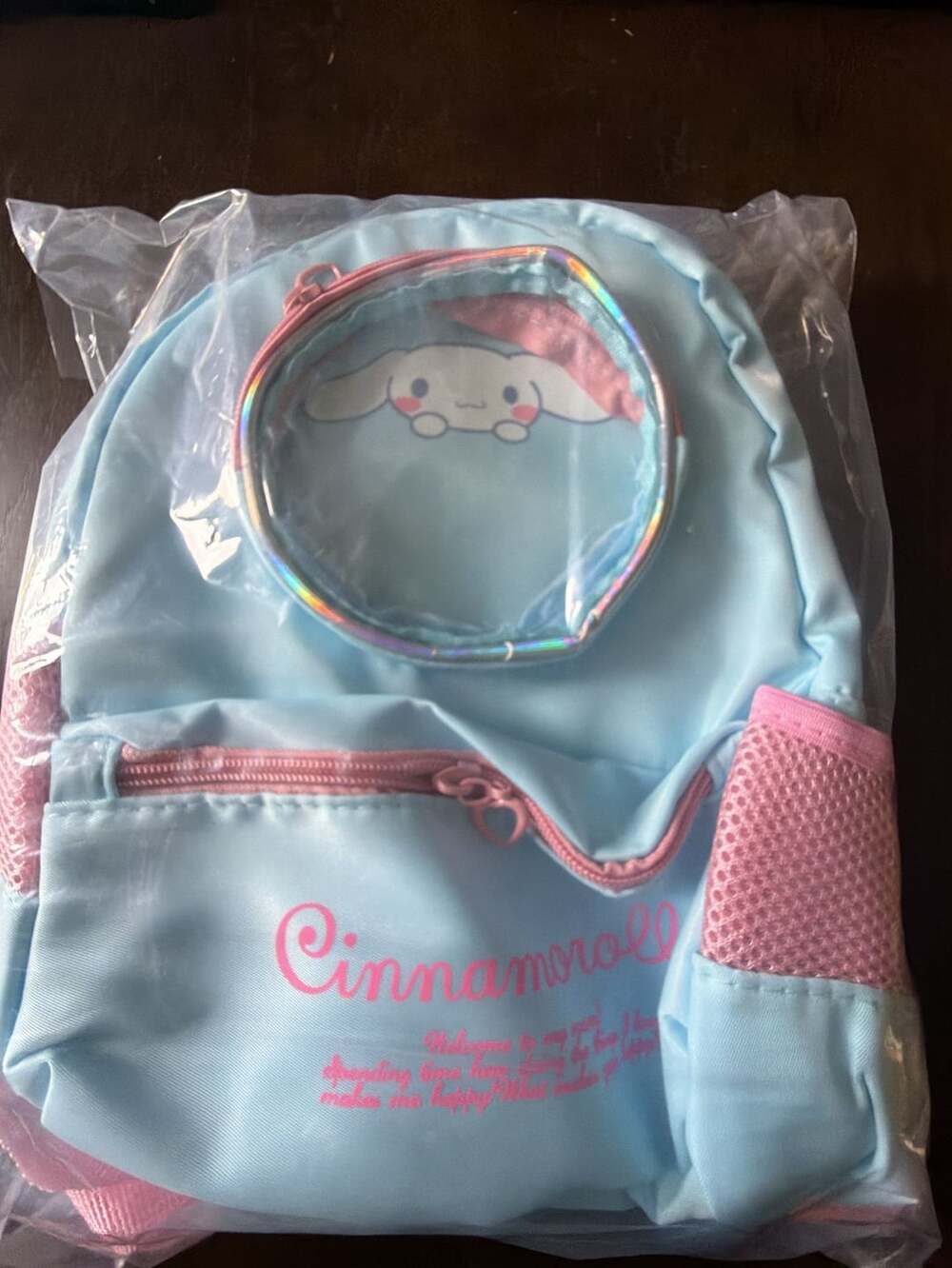 Sanrio Cinnamoroll Backpack Rucksack School Bag Light Blue Donuts White Puppy